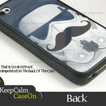 Iphone 4 Case Grunge Mustaches Iphone 4 Case