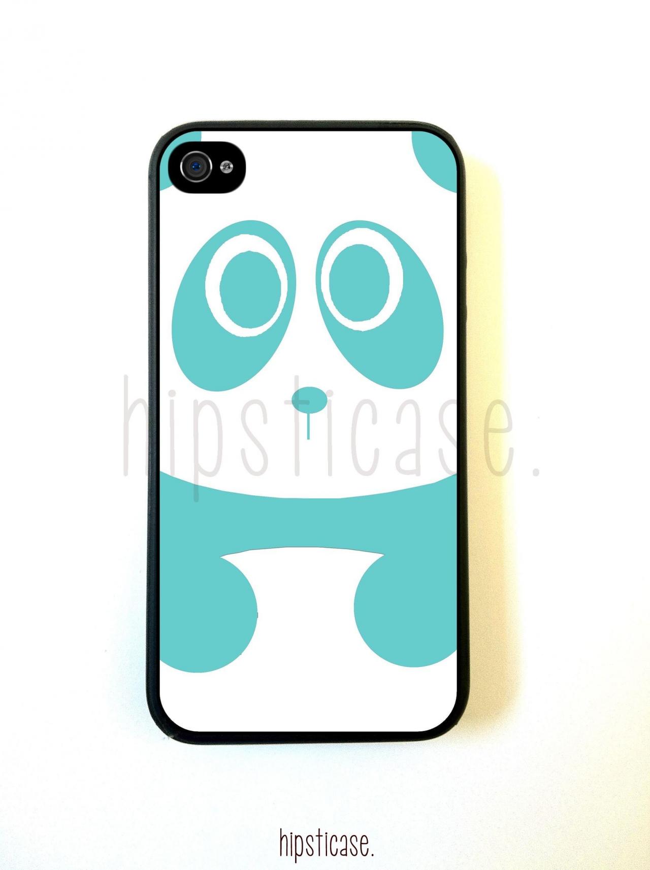 Baby Panda Bear Teal Iphone 5 Case - For Iphone 5/5g - Designer Tpu Case Verizon At&t Sprint