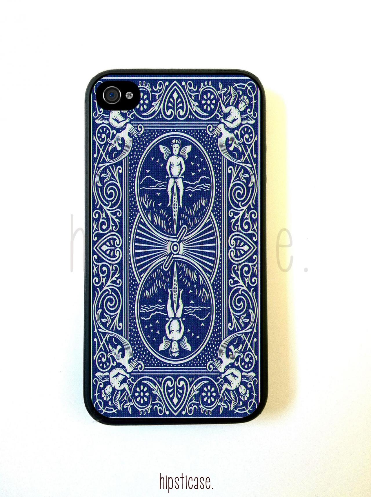 Bicycle Playing Card Back Iphone 5 Case - For Iphone 5/5g - Designer Tpu Case Verizon At&t Sprint