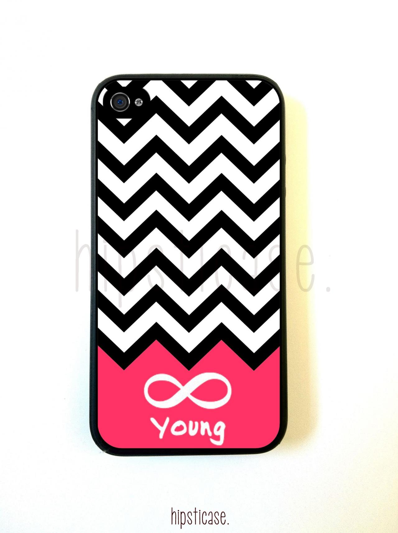 Forever Young Chevron Iphone 5 Case - For Iphone 5/5g - Designer Tpu Case Verizon At&t Sprint