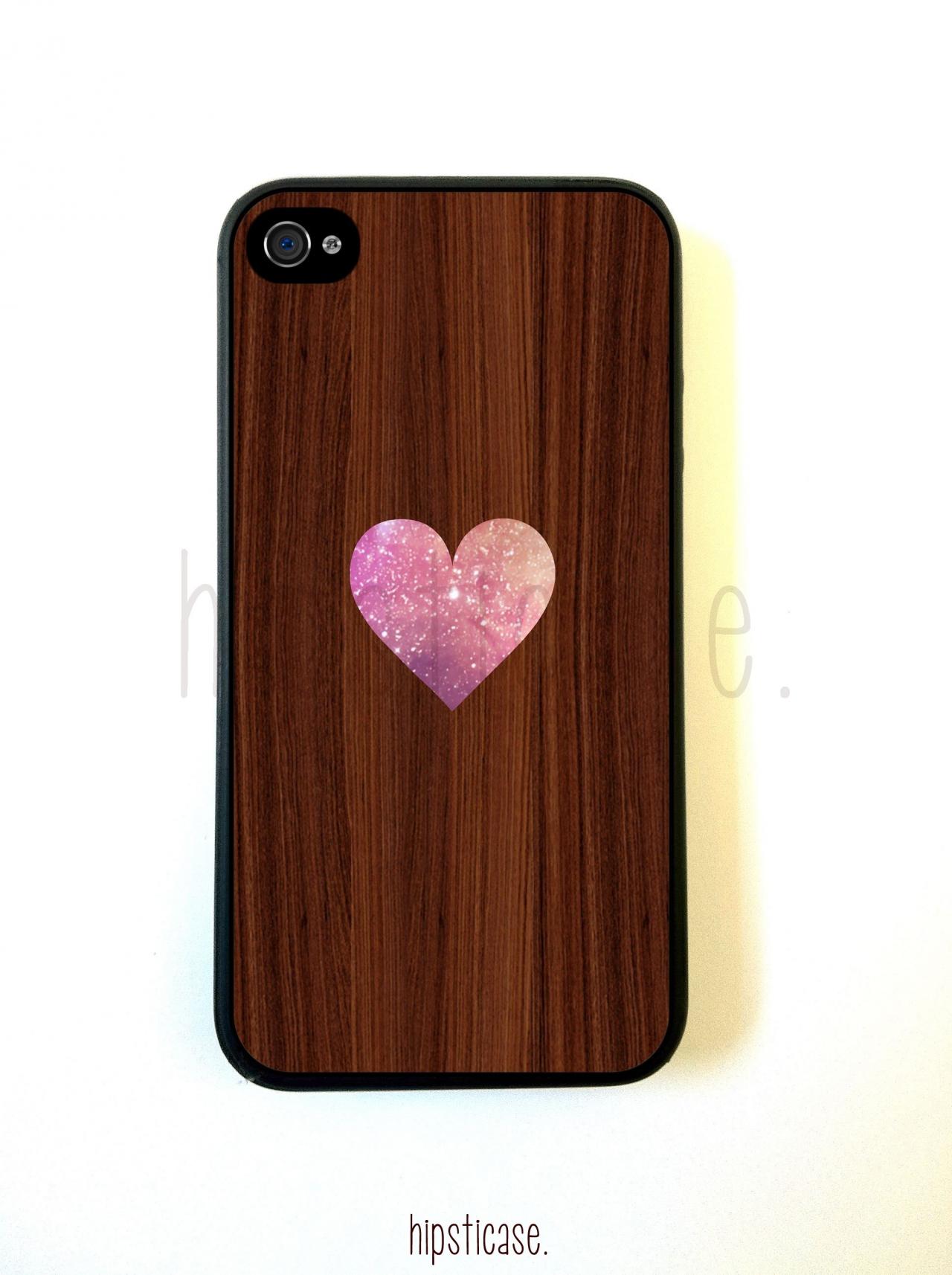Heart On Wood Iphone 5 Case - For Iphone 5/5g - Designer Tpu Case Verizon At&t Sprint