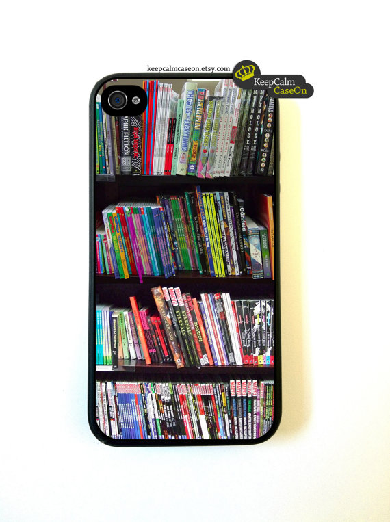 Iphone 4 Case Geek Bookshelf Iphone 4 Case