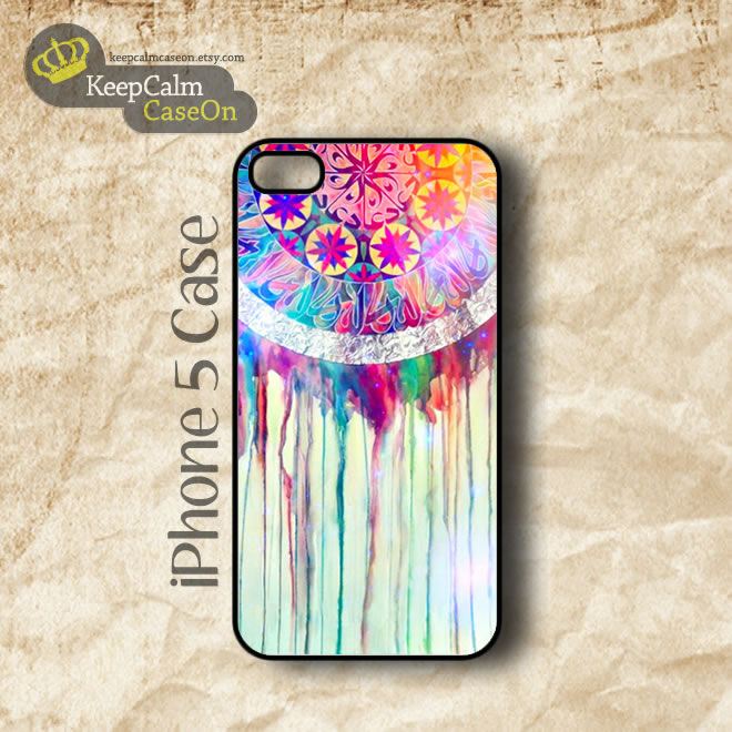 Iphone 5 Case, The Dream Catcher Painting Iphone Case Hard Fitted Iphone 5 Case, Iphone 5 Hard Case